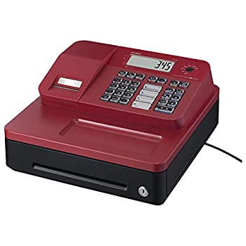【中古】 カシオ 電子レジスター レッドCASIO Bluetooth 4部門1シート SR-G3-RD
