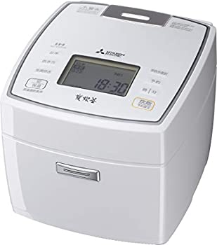【中古】三菱電機 IH 炊飯器 5.5合 備長炭 炭炊釜 日本製 可変超音波 ピュアホワイト NJ-VVA10-W｜IINEX