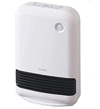 【中古】 アイリスオーヤマ ヒーター セラミックファンヒーター 暖房器具 電気 足元 小型 温風 省エネ 脱衣所 人感センサー付き 大風量 ホワイト JCH-12TD|IINEX