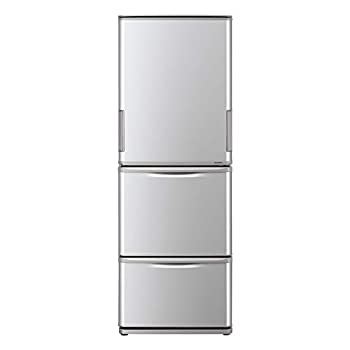 【中古】シャープ 冷蔵庫 (幅60.0cm) 350L 両開き 3ドア シルバー系 SJ-W352E-S｜IINEX