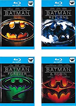 【中古】 バットマン 1、リターンズ、フォーエヴァー、&ロビン Mr.フリーズの逆襲 ブルーレイ [レンタル落ち] 全4巻セット [Blu-ray]
