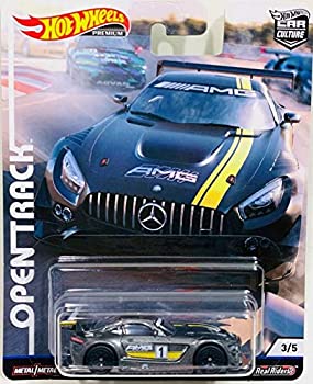 【中古】 Hot Wheels ホットウィール PREMIUM プレミアム CAR CULTURE OPEN TRACK オープントラック METAL 2016 MERCEDES メルセデス AMG GT3 ミニカー