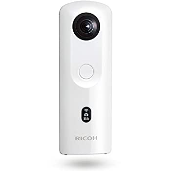 【中古】 RICOH リコー THETA SC2 WHITE 白いこと 360度全上天写真機 360°手振れ手を加える役立つこと 4K映像 生い立つしたHDRむすび付ける役立つこと