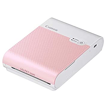 【中古】 Canon キャノン スマートフォン用プリンター SELPHY SQUARE QX10 ピンク 高耐久/シール紙/コンパクト