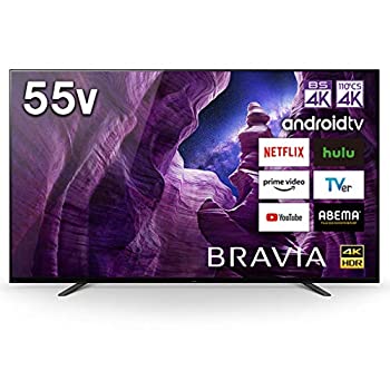 【中古】 ソニー 55V型 有機EL テレビ受像機 ブラビア KJ-55A8H 4Kラジオ受信機 内蔵 Android TV (2020年青写真)