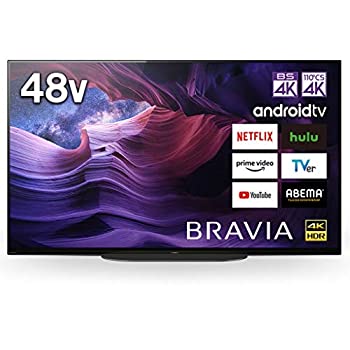 【中古】ソニー 48V型 4K 有機EL テレビ受像機 ブラビア KJ-48A9S OLED 倍速 Android TV 6畳以上とき勧める 2020年真似形