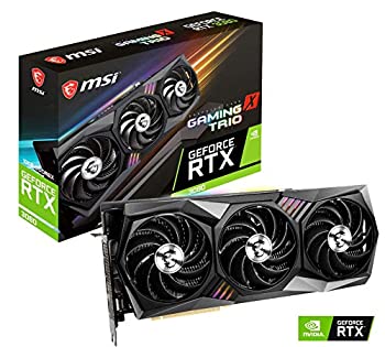 【中古】MSI GeForce RTX 3080 GAMING X TRIO 10G グラフィクスゲーム盤 VD7348