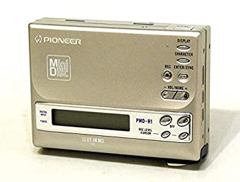 【中古】 Pioneer 草分け PMD-R1 (S) しろがね色 MDリコーダー (ポータブルミニディスクレコーダー) ビンテージ ヴィンテージ レトロ アンティーク