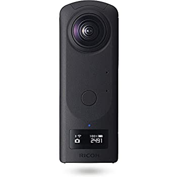 【中古】RICOH THETA Z1 51GB 黒いこと 360度写真機 【THETAつづき物のフラッグシップモデル】【1.0型後ろ側素っ破抜き型CMOS検知器積み上げる】【内蔵記憶装置51GB】