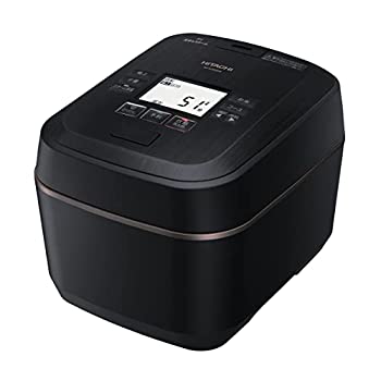【中古】日立 炊飯器 5.5合 圧力&スチームIH ふっくら御膳 RZ-W100EM K 漆黒 本体日本製 大火力 沸騰鉄釜 蒸気カット