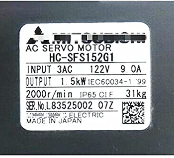 【中古】 MITSUBISHI 三菱 HC-SFS152G1 サーボモーター