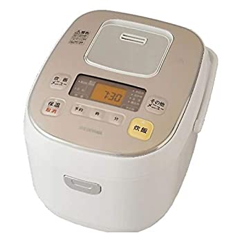 【中古】 アイリスオーヤマ IHジャー炊飯器 (5.5合炊き) 白いこと 三鞭酒ゴールドIRIS OHYAMA KERC-IB50-W