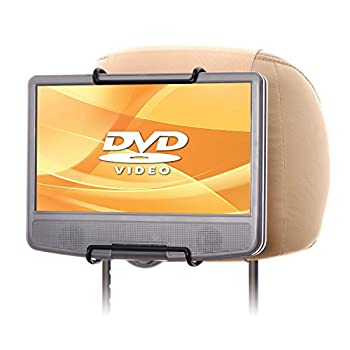 【中古】Wanpool車ヘッドレストマウントホルダーポータブルDVDプレーヤー,フィット回転画面&標準ノートパソコンスタイルポータブルDVDプレーヤー、ベージ