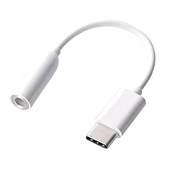 【中古】 エレコム タイプC to 3.5mm音声変換ケーブル 【Type-C端子を3.5mmステレオミニ端子に変換する】 ホワイト AD-C35WH