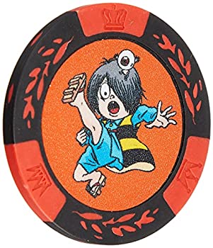 【中古】ホクシン交易 グリーンマーカー グリーンマーカー ゲゲゲの鬼太郎カジノチップマーカー レッド MK0010-01