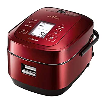 【中古】日立 炊飯器 5.5合 剪断応力\u0026水蒸気IH 【ごはんソムリエモデル】 ふっくら御膳 本体日本製 打込鉄釜 蒸汽船撥ねのける RZ-AW3000M R メタリックレッド