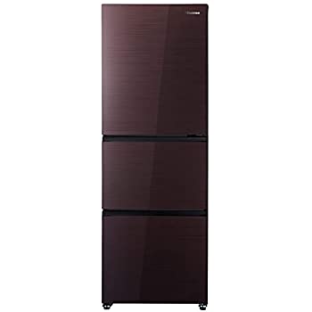 【中古】御機嫌検出 電気冷蔵庫 幅55糎 282L 靉靆たる赤銅色 HR-G2801BR 3部屋の入り口 右車のドア 真っただなか蔬菜室 自動小銃霜取り 硝子部屋の入り口