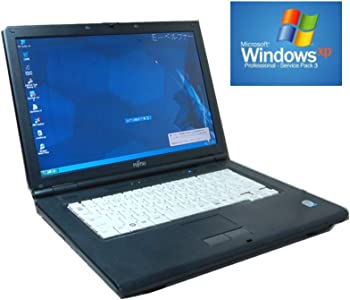 【中古】中古ノートパソコン WINDOWS XPソフトに最適 ＸＰがさくさく動作 富士通 FUJITSU ＤＶＤ (2Gメモリ－)