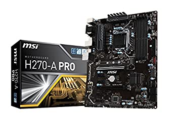 【中古】 MSI H270-A PRO 母ちゃんゲーム盤 [intel H270心付け書き割り] MB4136