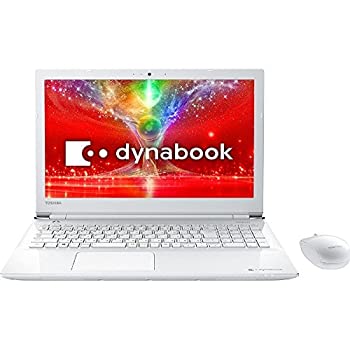 【中古】 東芝 15.6型 ノートパソコンdynabook T45 E リュクスホワイト PT45EWP-SJA