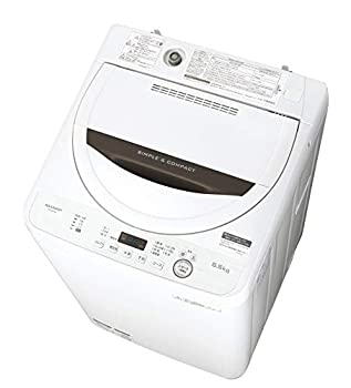 【中古】小ざかしい SHARP 全自動小銃洗い濯ぎ機 ステンレス鋼槽 5.5kg 赤銅色系 ES-GE5B-T