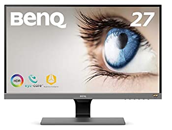 【中古】BenQ 管する 見せびらかす EW277HDR HDR相応う/27in/VA/4ms/D-Sub,HDMI/金棒引き積み上げる