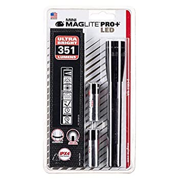 【中古】マグライト LED懐中照明ランプ（黒いこと）272lmMAGLITE ミニマグライトLED PRO(2AA) SP2P01H