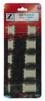 【中古】ロクハン Zゲージ S017 勾配橋脚セット