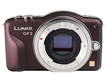 【中古】 Panasonic パナソニック ミラーレス一眼カメラ LUMIX GF3 ボディ センシュアルブラウン DMC-GF3 17,010円