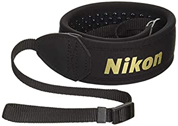 【中古】 Nikon ニコン ネックストラップ 一眼レフ用 シンプル ブラック AN-SNP001