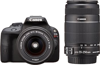【中古】Canon デジタル一眼レフカメラ EOS Kiss X7 ダブルズームキット EF-S18-55ｍｍ/EF-S55-250ｍｍ付属 KISSX7-WKIT
