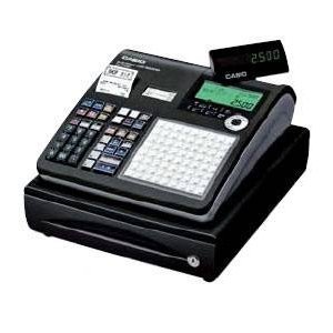 【中古-非常に良い】 CASIO カシオ レジスター 4部門 ネットレジ 飲食店向け 小型ドロア TK-2500-4SBK