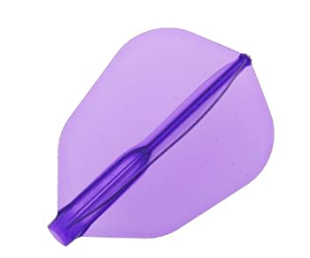 【中古】COSMO DARTS フライト Fit Flight AIR スーパーシェープ パープル 3枚入り