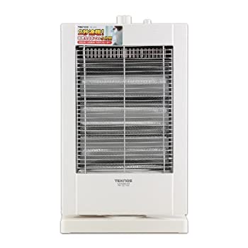 【中古】TEKNOS 2秒速暖 首商い口役立つこと積み上げる ハロゲン暖房器 PH-1211(W)