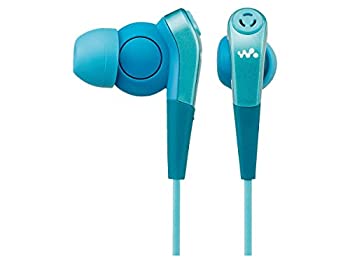 【中古】 ソニー イヤホン MDR-NWNC33 : ノイズキャンセリング機能搭載ウォークマン専用 カナル型 ブルー MDR-NWNC33 L