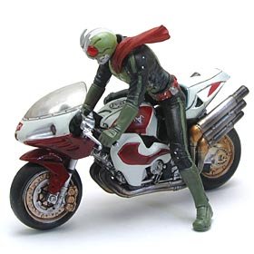 【中古】 S.I.C. 匠魂VOL.9 2種書き割り (仮面ライダー2号-THE FIRSTver.-＋新低気圧号-THE FIRSTver.-)