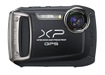 【中古】 FUJIFILM 富士フイルム デジタルカメラ FinePix XP150 防水 ブラック F FX-XP150B｜IINEX
