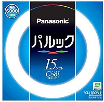 【中古】 パナソニック 丸形蛍光灯(FCL) パルック 15W形 G10q クール色 FCL15ECWF