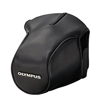 【中古】 OLYMPUS オリンパス 一眼カメラケース 本革 ブラック CS-36FBC