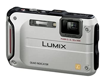 【中古】 パナソニック デジタルカメラ ルミックス FT4 防水 プレシャスシルバー DMC-FT4-S｜IINEX