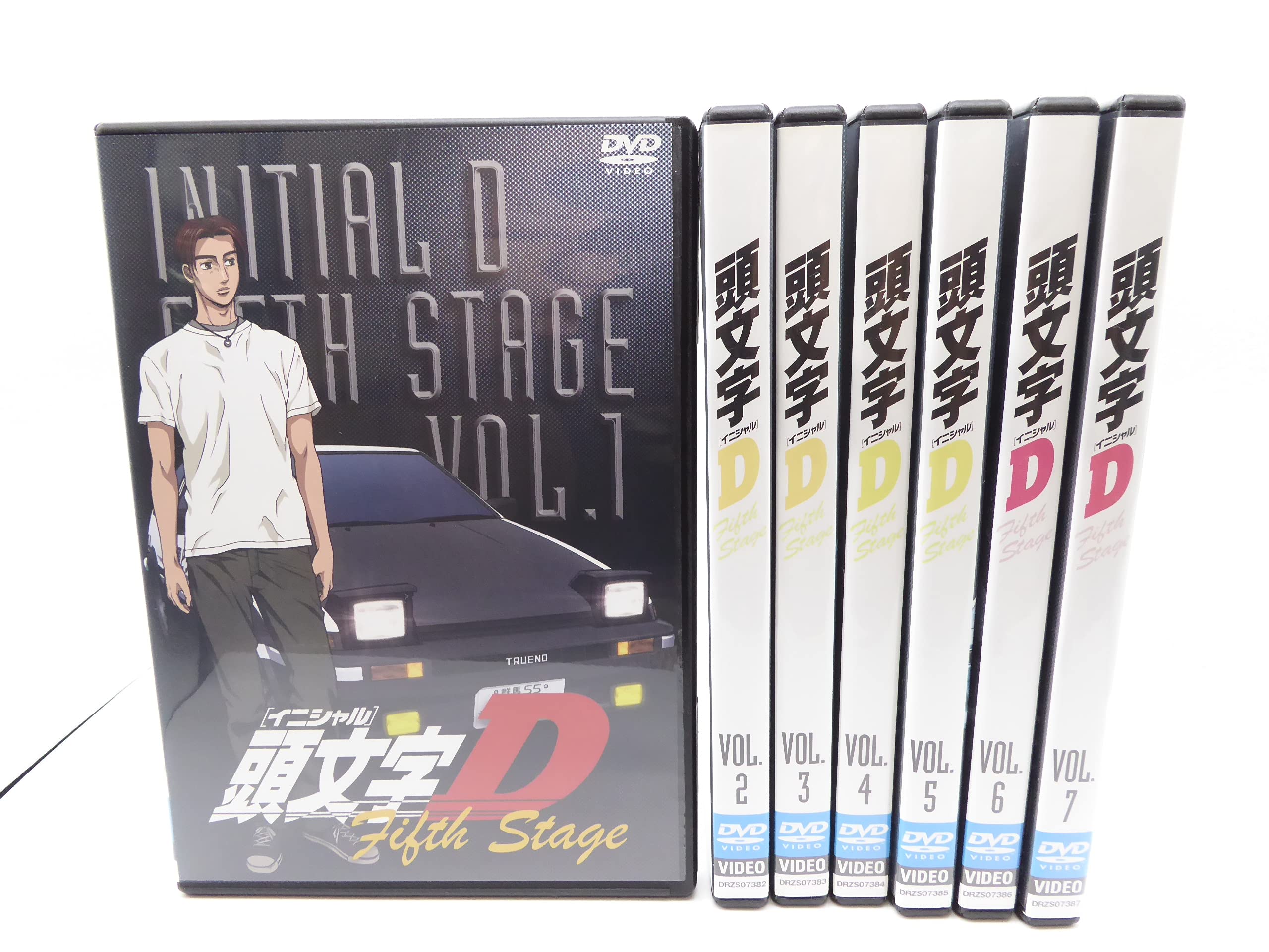 【中古】頭文字 イニシャル D Fifth Stage [レンタル落ち] 全7巻セット [マーケットプレイスDVDセット商品]｜IINEX