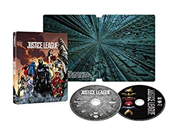 【中古-非常に良い】ジャスティス・リーグ スチールブック仕様 4K ULTRA HD & ブルーレイセット(数量限定生産/2枚組)【LPサイズコレクターズデ