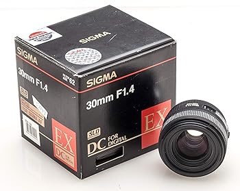 【中古】SIGMA 単興味の中心標準尺度水晶体 30粍 F1.4 EX DC HSM シグマ用 APS-C専用