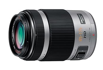 【中古】パナソニック(Panasonic) 望遠望遠レンズ マイクロフォーサーズ用 ルミックス G X VARIO PZ 45-175粍/F4.0-5.6 ASPH./POWER O.I.S. しろがね色 H