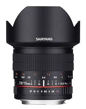 【中古】(人並み外れたに好いたらしい)SAMYANG 単興味の中心広角水晶体 10粍 F2.8 ペンタックス K用 APS-C用