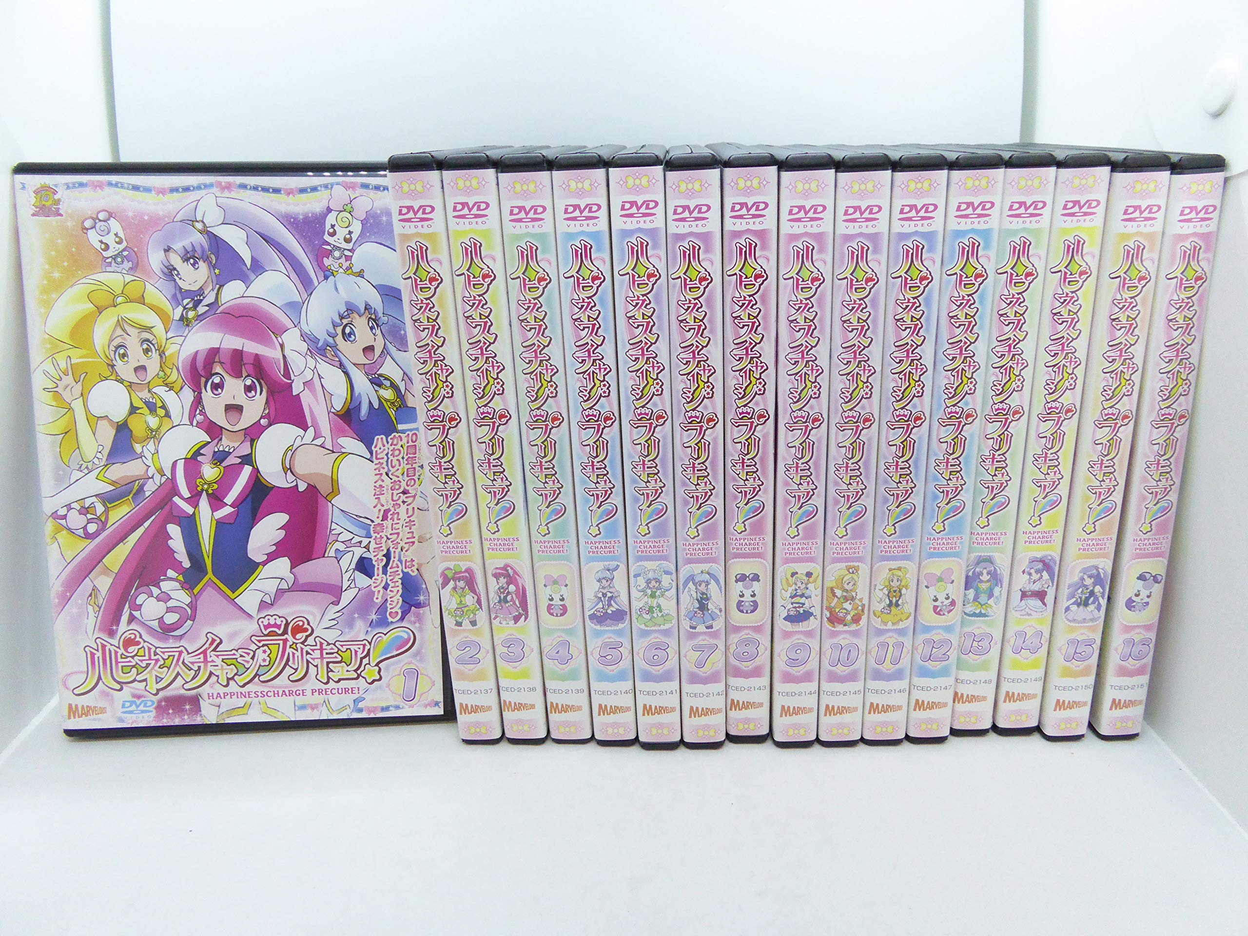 【中古】(非常に良い)ハピネスチャージプリキュア! [レンタル落ち] 全16巻セット [DVDセット商品]