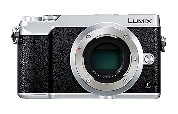 【中古】パナソニック 鏡鑑受け答え一眼写真機 ルミックス GX7MK2 上半身 しろがね色 DMC-GX7MK2-S