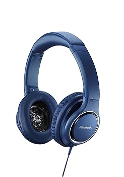 【中古】(非常に良い)パナソニック 密閉型ヘッドホン ハイレゾ音源対応 ブルー RP-HD5-A