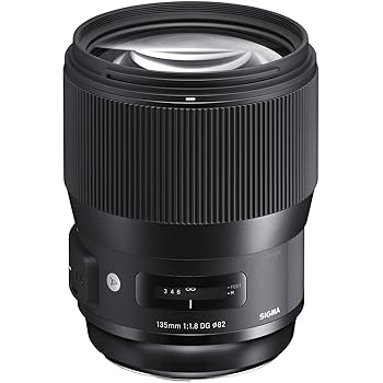 【中古】シグマ(Sigma) SIGMA シグマ Canon EFマウント 水晶体 135粍 F1.8 DG HSM 単興味の中心 望遠 フルサイズ Art 一眼二眼レフ 専用