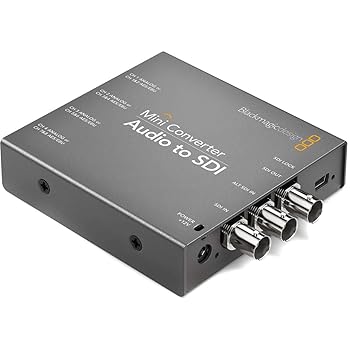 【中古】Blackmagic Design ブラックマジックデザイン 【国内置き目品】 Mini Converter-Audio to SDI 2 黒